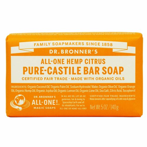 Dr. Bronner's Bar Soap, Pure-Castile Citrus