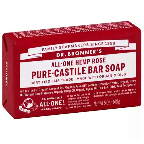 Dr. Bronner's Bar Soap, Rose