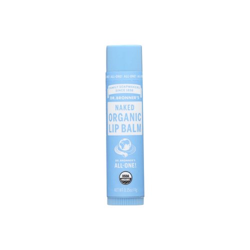 Dr. Bronner's Lip Balm, Organic Naked