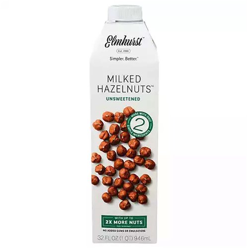 Elmhurst Milked Hazelnuts, Unsweetened