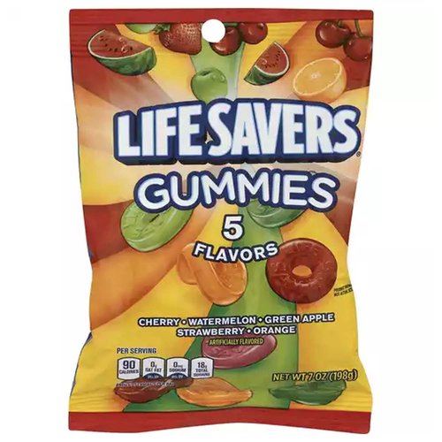 Lifesavers Candy Gummies, 5 Flavors