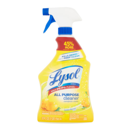 Lysol All Purpose Cleaner, Lemon Breeze Scent