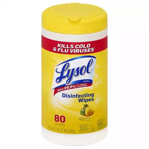 Lysol Sanitary Wipes, Citrus