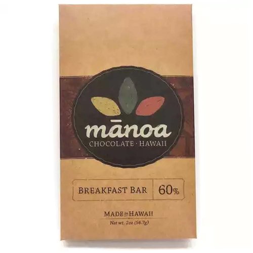 Manoa Chocolate 60% Breakfast Bar