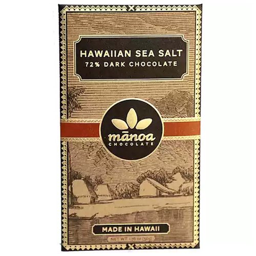 Manoa Chocolate 72%, Hawaiian Sea Salt