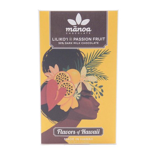 Manoa Chocolate Flavors of Hawaii Collection, Lilikoi Passionfruit