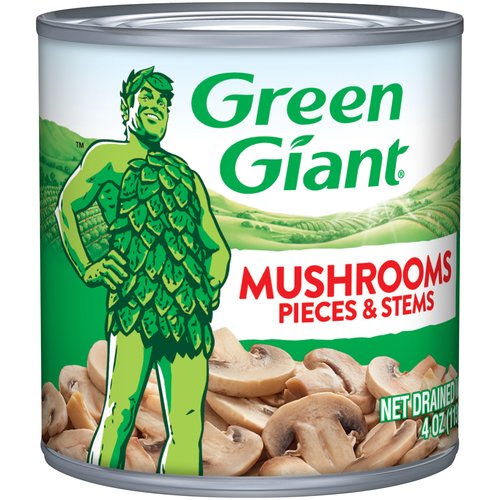 Green Giant Mushrooms Pieces & Stems