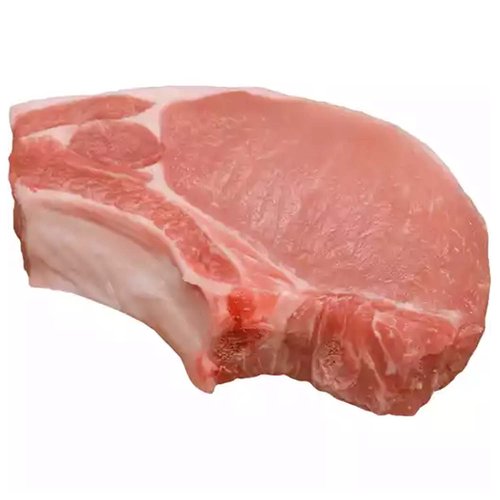 Pork Loin Chop, Center Cut, Thin, Bone-In, 1 Pound