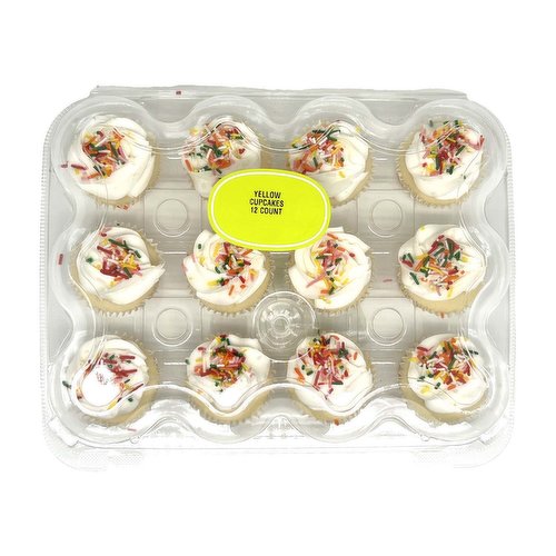 Yellow Cupcakes (12-count)