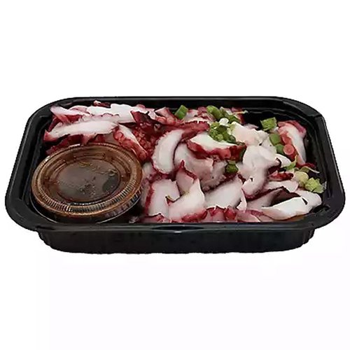 Grab N Go Platter, Sliced Tako with Sauce