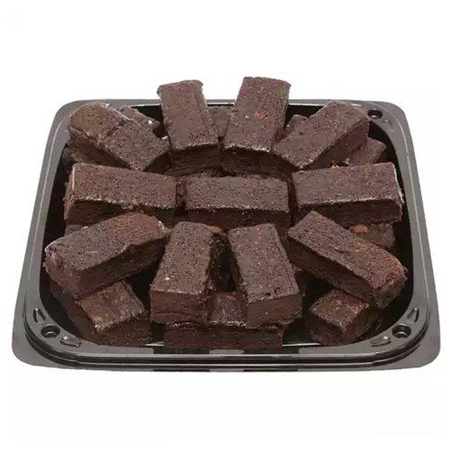 <br>12" platter of 24 brownie squares freshly made to order. Rich chocolate brownies with fudge topping and sprinkles make a perfect snack!</br>
<br>Serves 12-14 people</br>