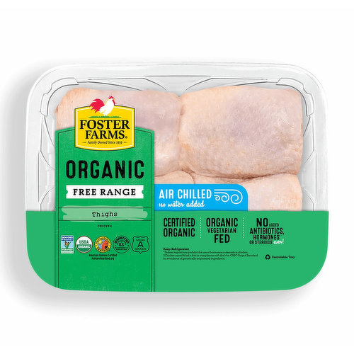 Foster Farms Organic Chicken Thighs