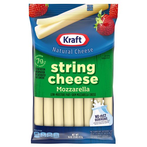 Kraft Mozzarella String Cheese Sticks