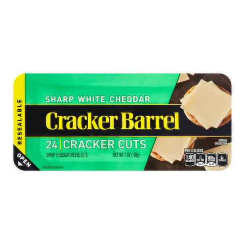 Cracker Barrel Cracker Cuts Sharp White Cheddar