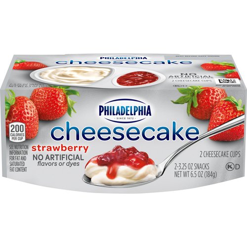 Philadelphia Cheesecake Cups, Strawberry