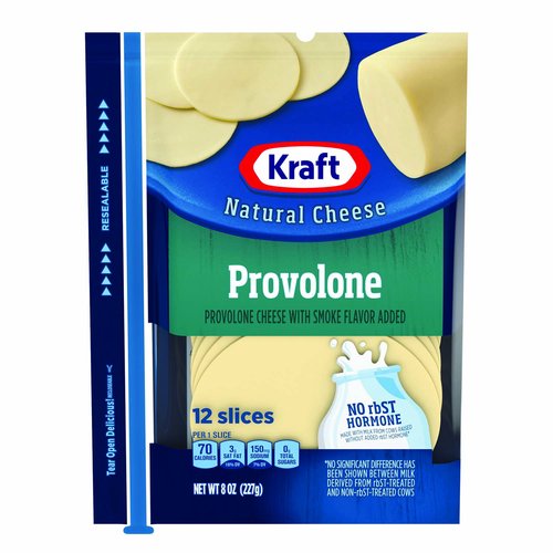 Kraft Provolone Cheese Slices