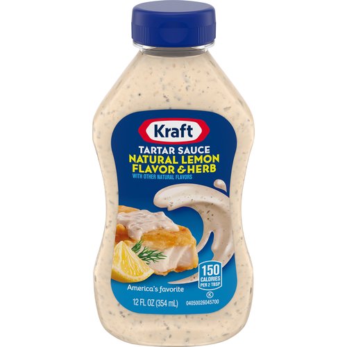 Kraft Tartar Sauce, Natural Lemon Flavor & Herb