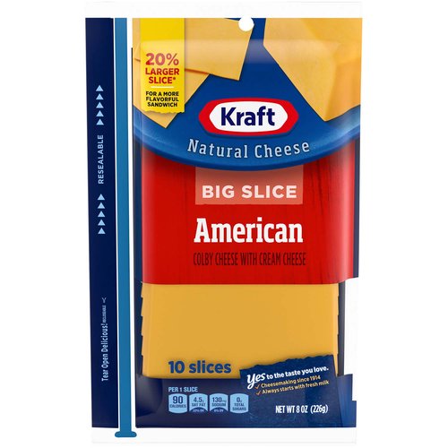 Kraft Big American Cheese Slices