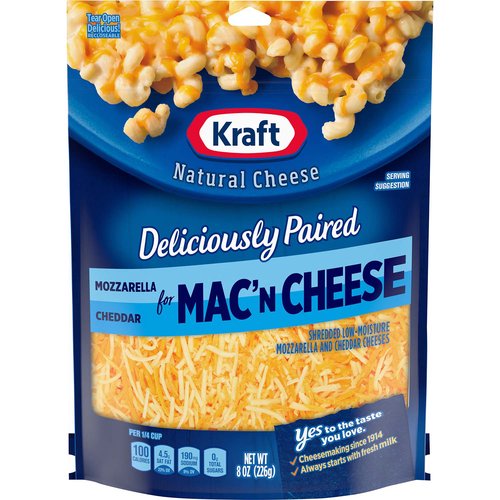 Kraft Shredded Mozzarella Mac &Cheese