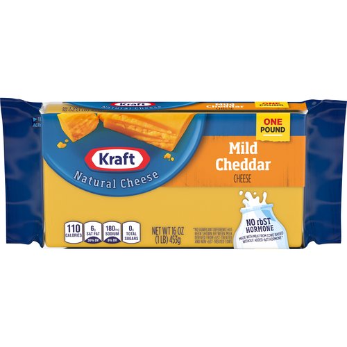 Kraft Mild Cheddar Cheese Block