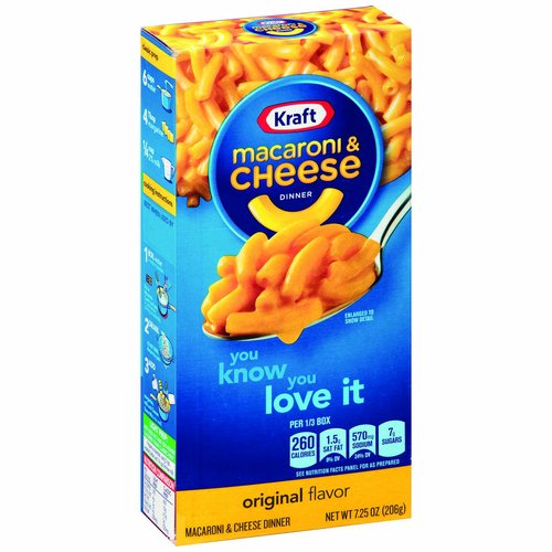 Kraft Macaroni and Cheese Dinner, Original Flavor