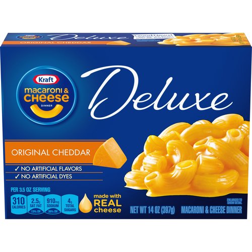 Kraft Macaroni & Cheese Sauce, Original Cheddar, Deluxe 14 oz