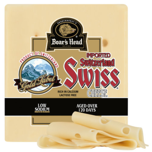 Boar's Head Imported Switzerland Swiss Cheese