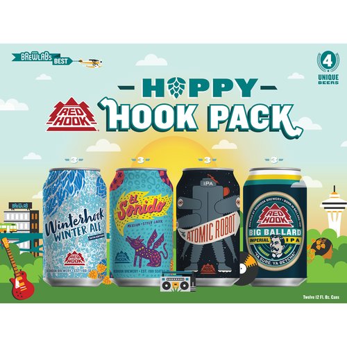 Redhook Beers, Variety Pack, Cans, (Pack of 12)