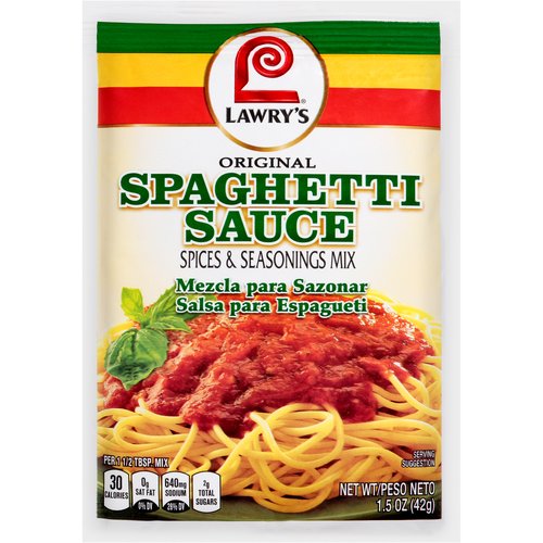 Lawry's 12 oz. Spaghetti Sauce Seasoning Mix - 6/Case