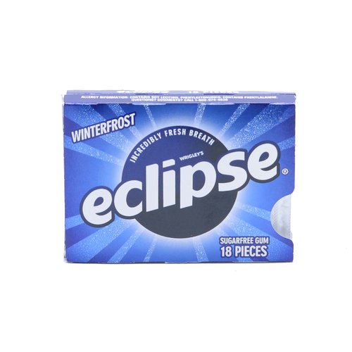 Eclipse Gum, Sugarfree, Winterfrost, Non Chocolate Candy