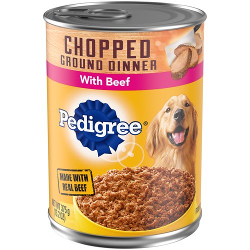 Pedigree Chopped Ground Dinner with Beef Dog Food