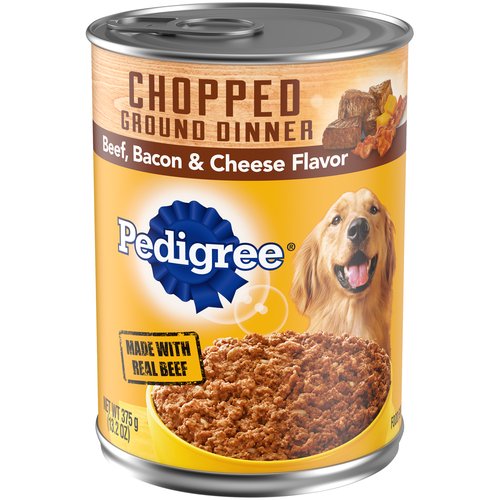 Pedigree Chopped Ground Beef, Bacon & Cheese