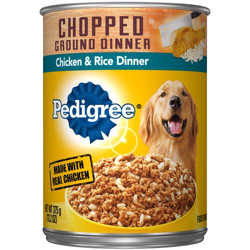 Pedigree Wet Dog Food, Chopped Ground Chicken & Rice