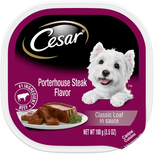 Cesar Porterhouse Steak Flavor Classic Loaf In Sauce