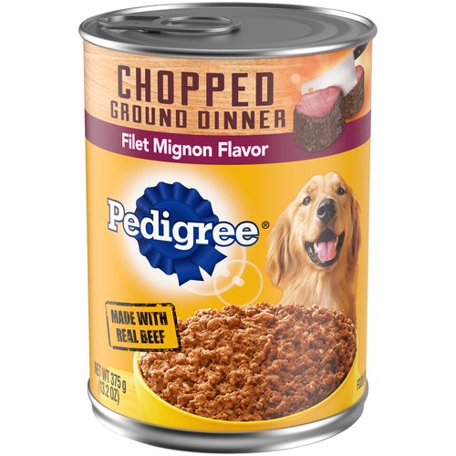 Pedigree Chopped Ground Dinner Dog Food, Filet Mignon