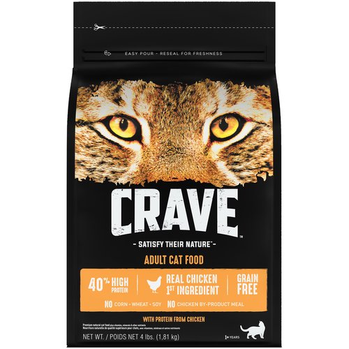 Crave Dry Cat Food, Protein from Chicken Premium