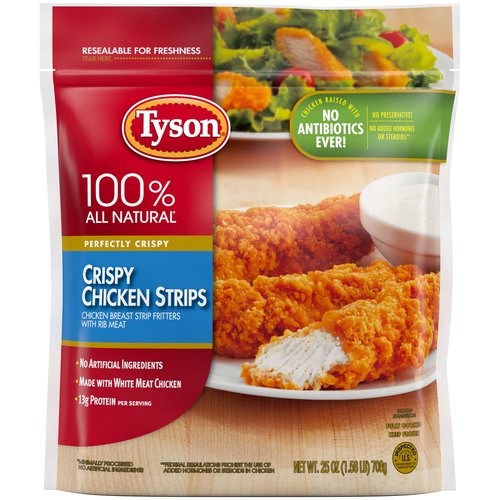 Tyson Fully Cooked Crispy Chicken Strips