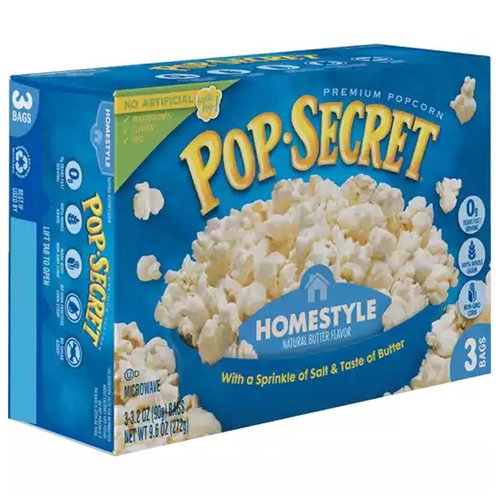 Pop Secret Premium Homestyle Microwave Popcorn