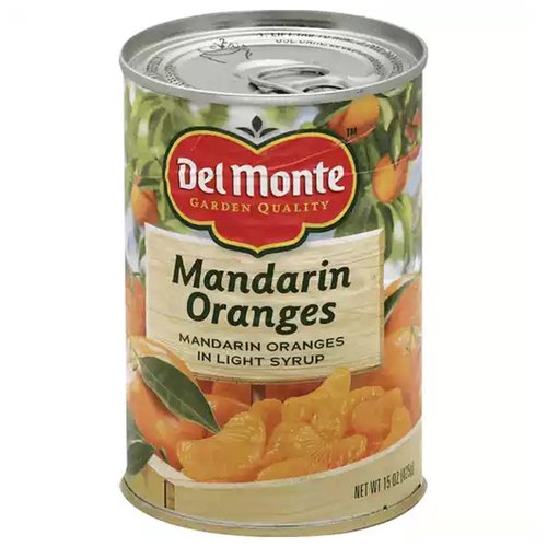 Del Monte Mandarin Oranges In Light Syrup