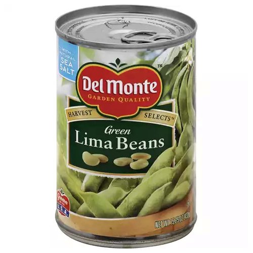 Del Monte Green Lima Beans 