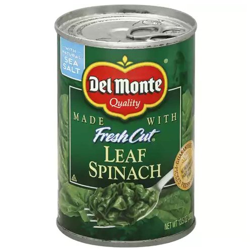 Del Monte Leaf Spinach, Fresh Cut