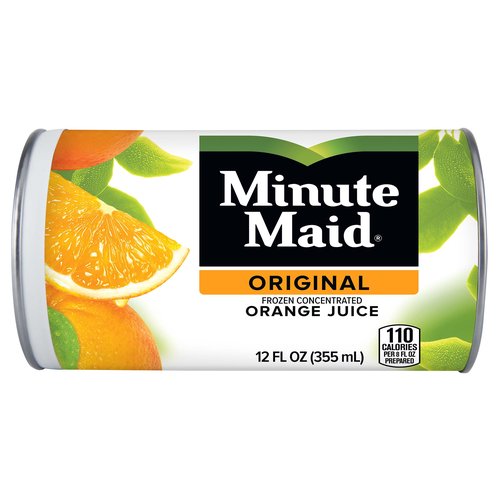 DS25MMO - Minute Maid Orange Label - 2 5/16 x 3 1/2