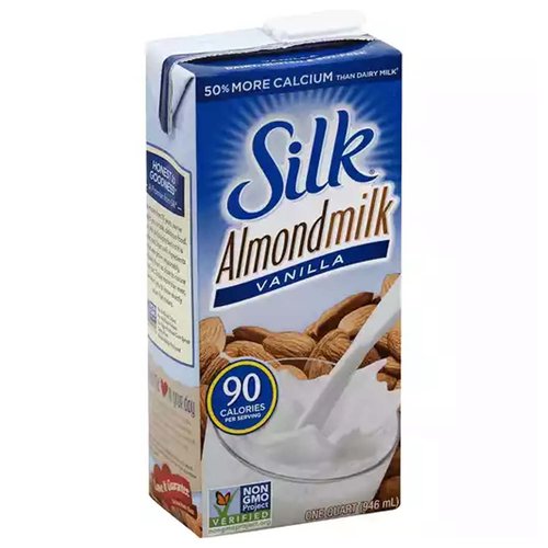 Silk Pure Almond Milk, Vanilla 