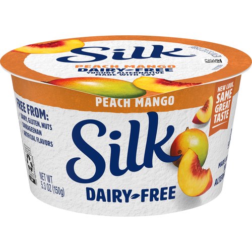 Silk Soymilk Yogurt, Peach Mango