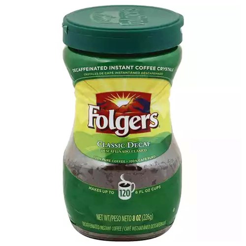 Folgers Instant Coffee, Decaffeinated