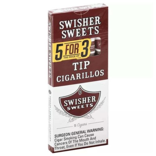 Swisher Swt Cigarillo Tp 5for3