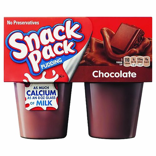 Snack Pack Chocolate Pudding (Pack of 4)