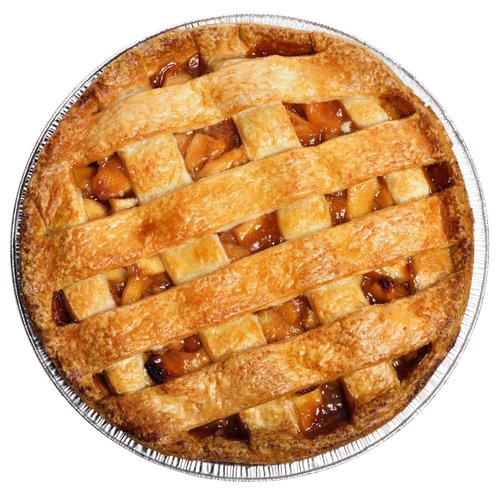 Lattice Top Apple Pie, No Sugar Added