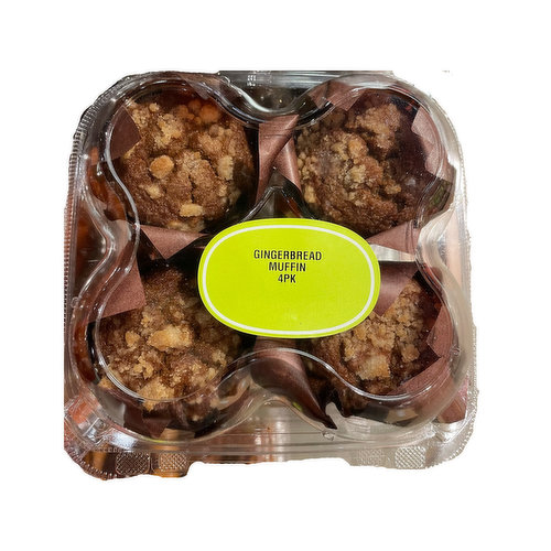 Muffin, Gingerbread 4pk