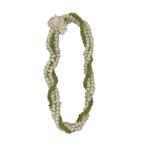 3-Strand Pikake and Pakalana Twist Lei